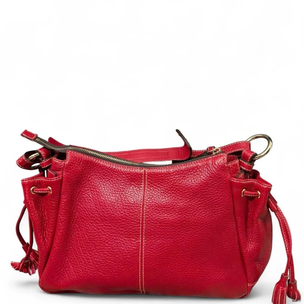 Dooney & Bourke Vibrant Red Shoulder Bag - Picture 3 of 6